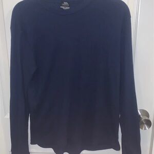 The North Face Men's Deep Blue Long Sleeve Tee
